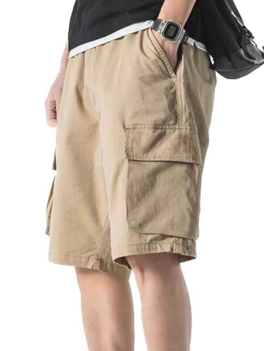 Bermuda Masculina Cargo Com Bolso Streetwear