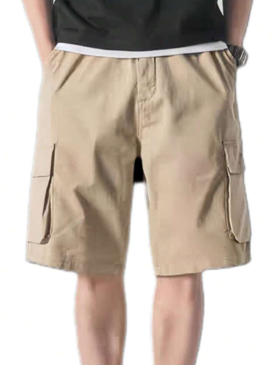 Bermuda Masculina Cargo Com Bolso Streetwear