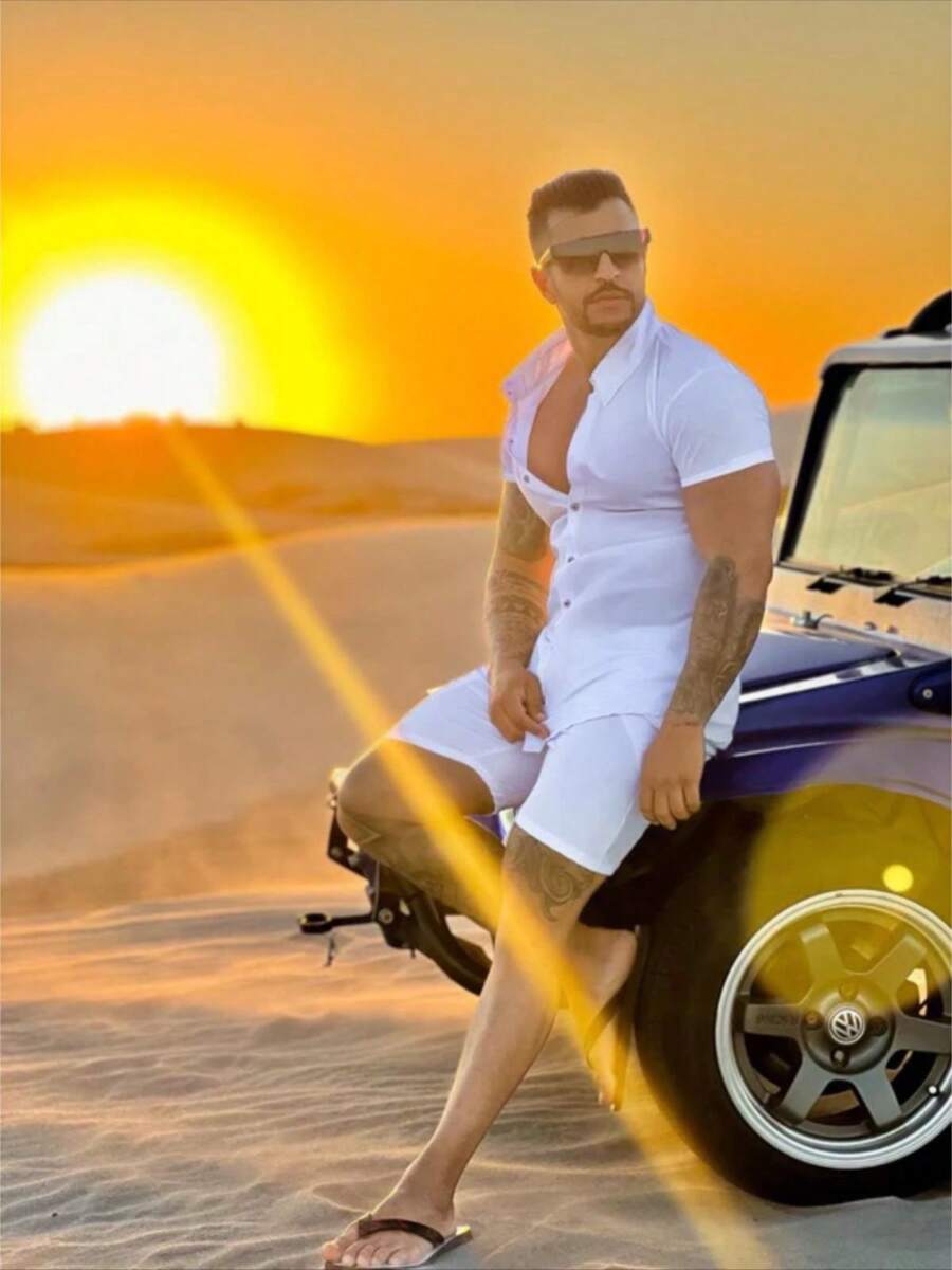 Conjunto Masculino listrada e slim fit tecido que nao amassa em viscose