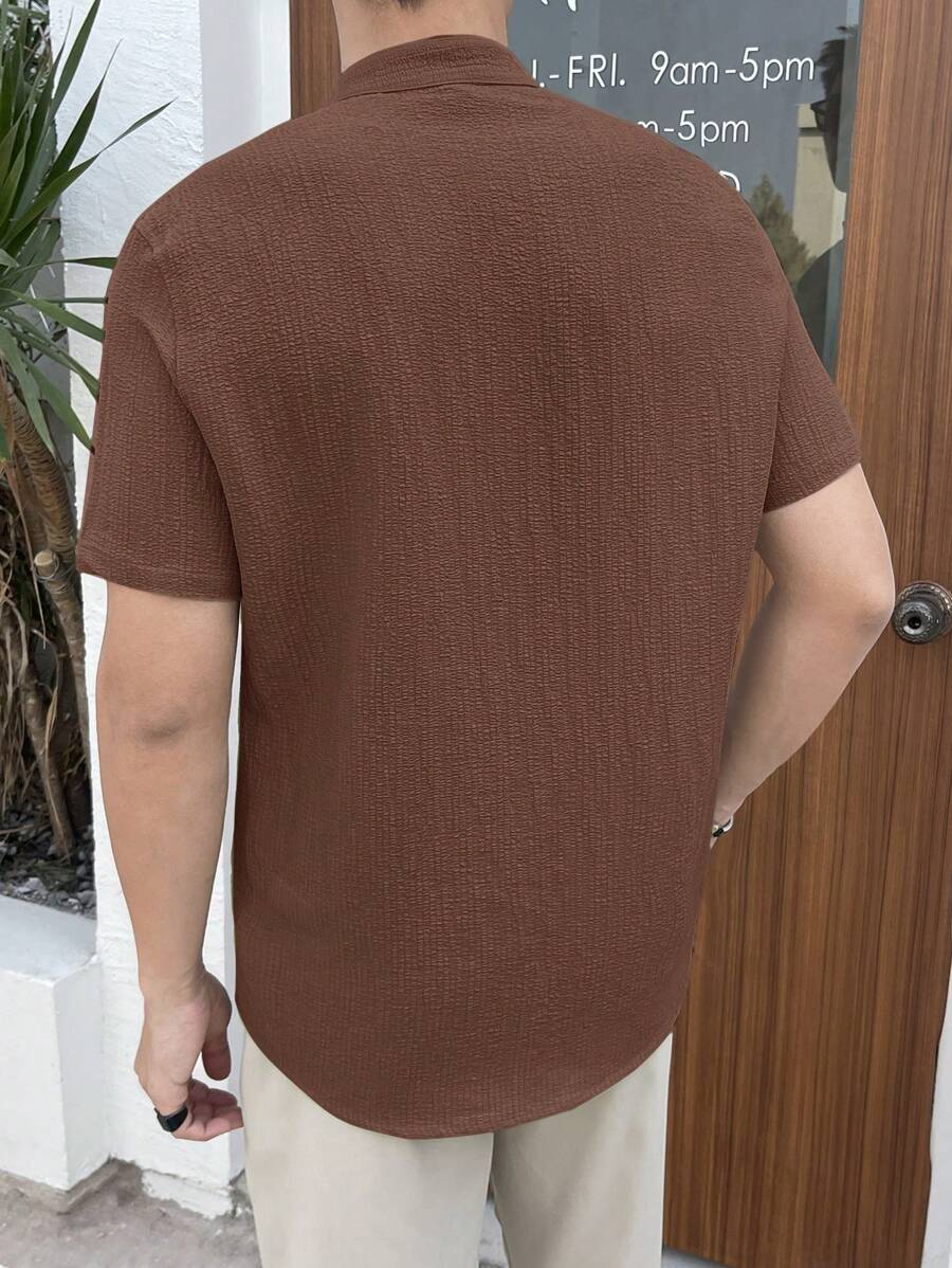 Camisa Masculina Manga Curta Guara