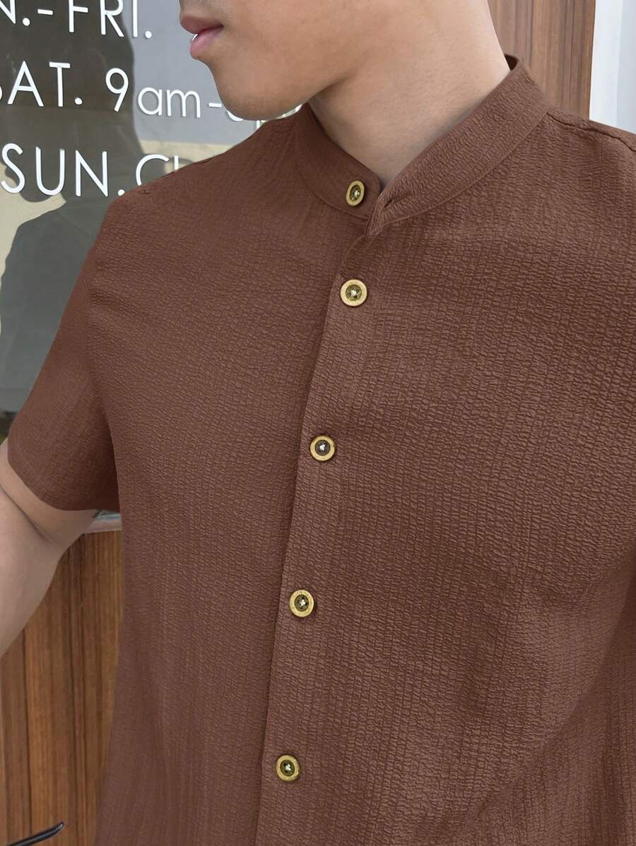 Camisa Masculina Manga Curta Guara