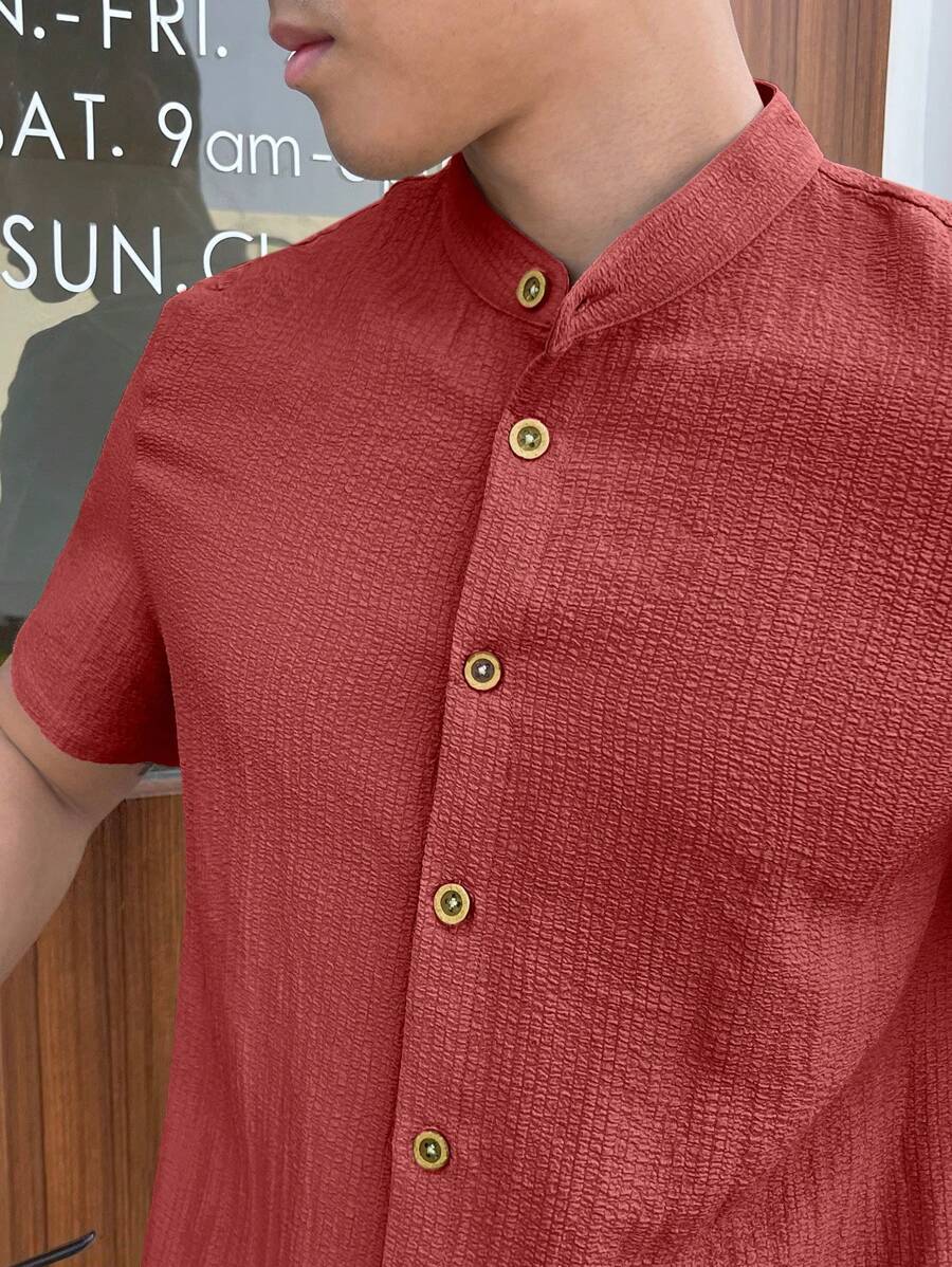 Camisa Masculina Manga Curta Guara