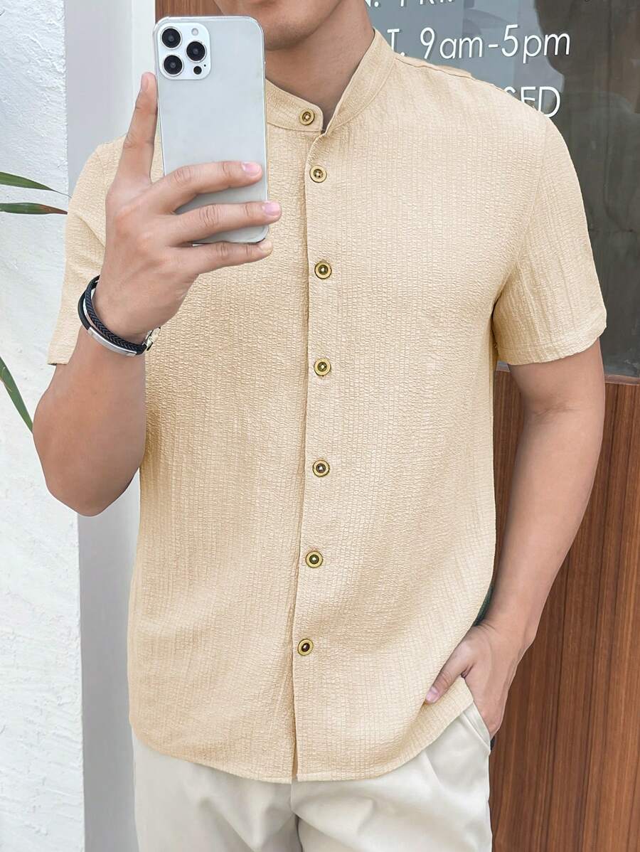 Camisa Masculina Manga Curta Guara