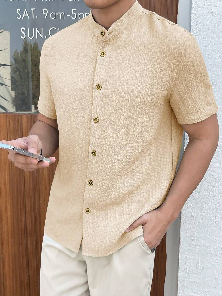 Camisa Masculina Manga Curta Guara