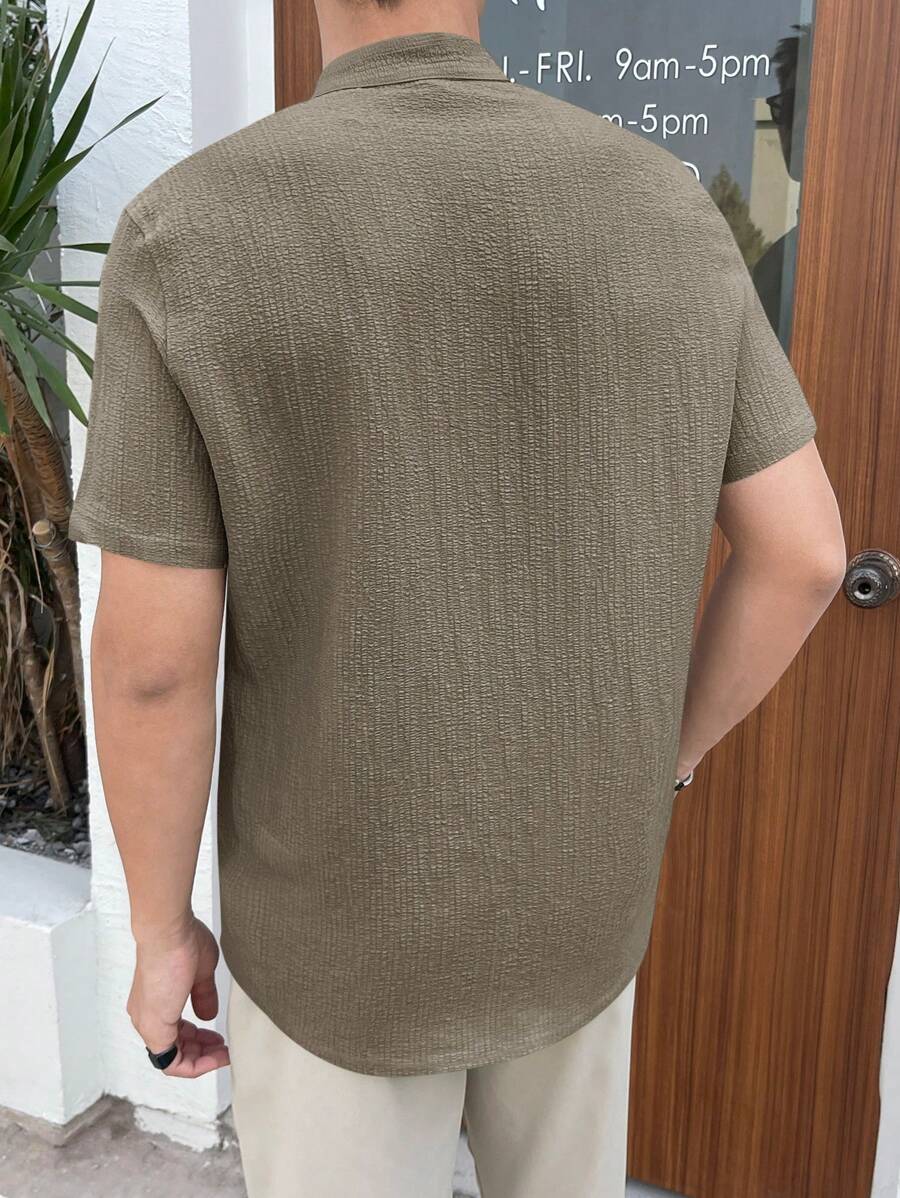 Camisa Masculina Manga Curta Guara