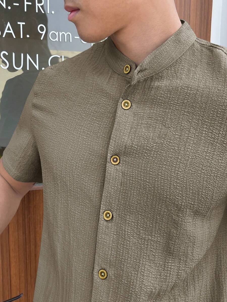 Camisa Masculina Manga Curta Guara