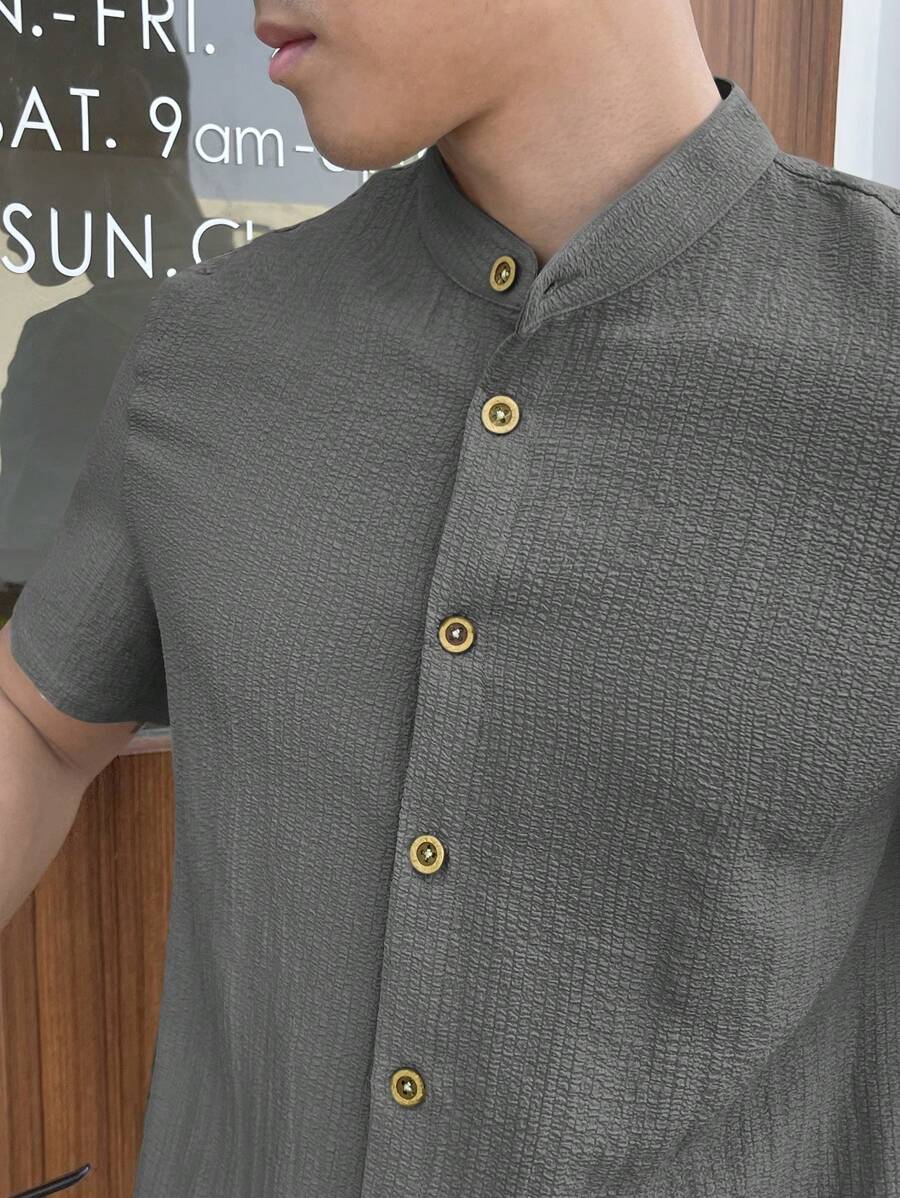 Camisa Masculina Manga Curta Guara