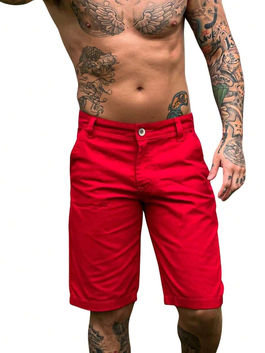 Bermuda Masculina de Sarja Elegance