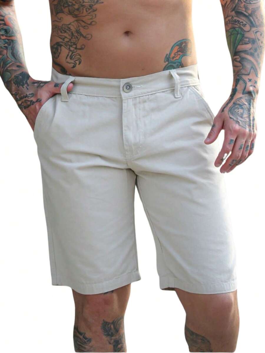 Bermuda Masculina de Sarja Elegance