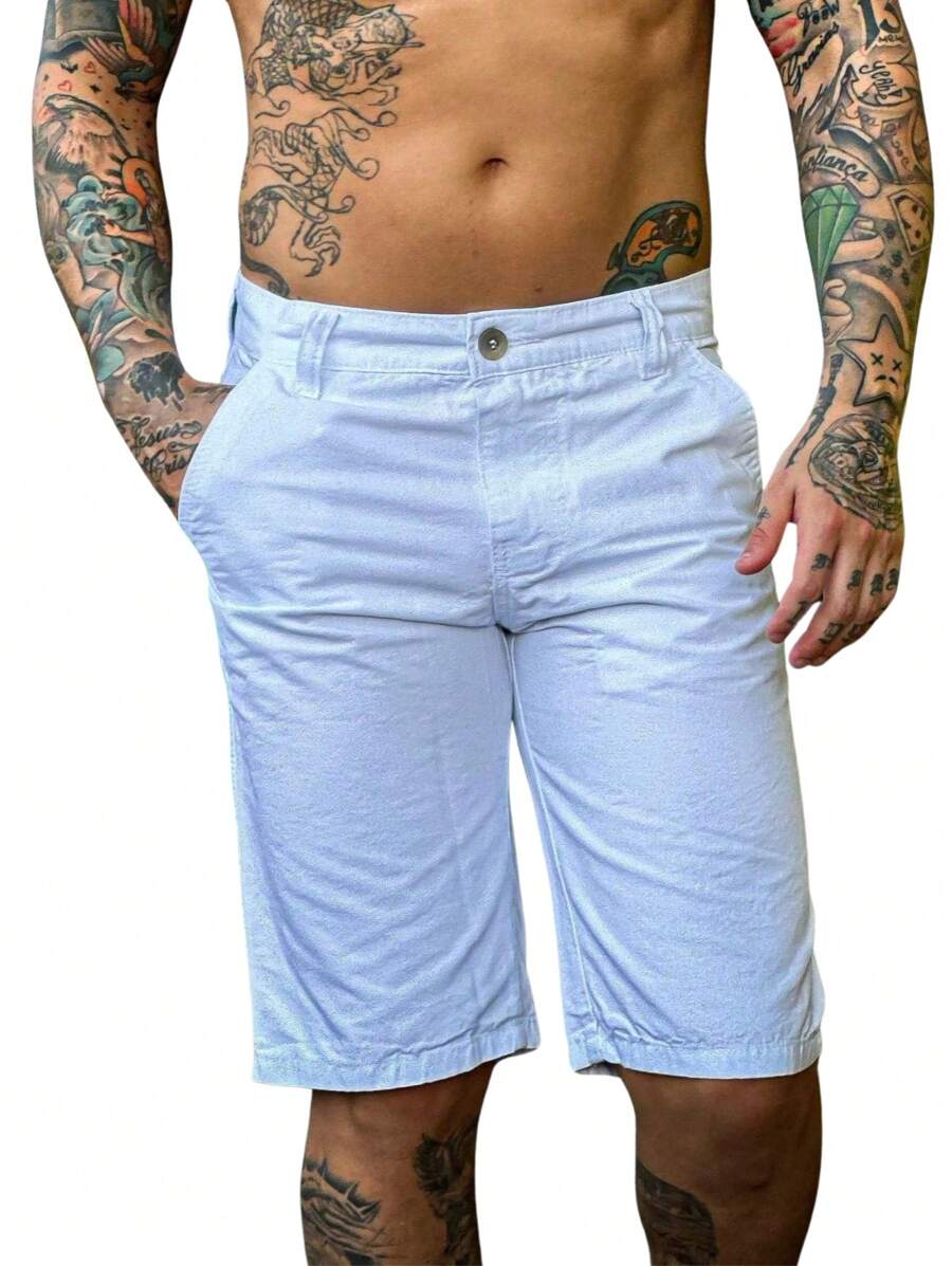 Bermuda Masculina de Sarja Elegance