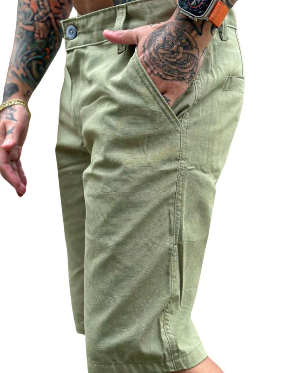 Bermuda Masculina de Sarja Elegance