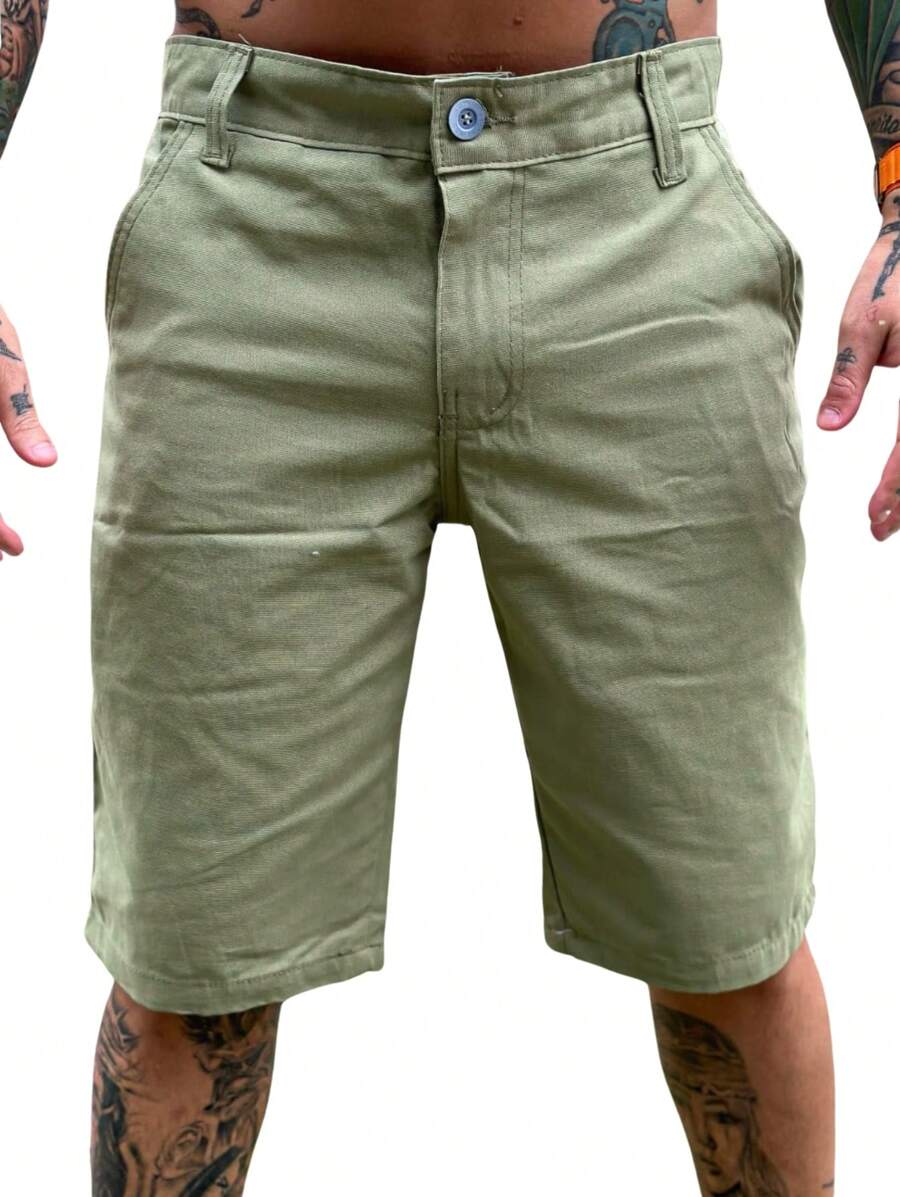 Bermuda Masculina de Sarja Elegance