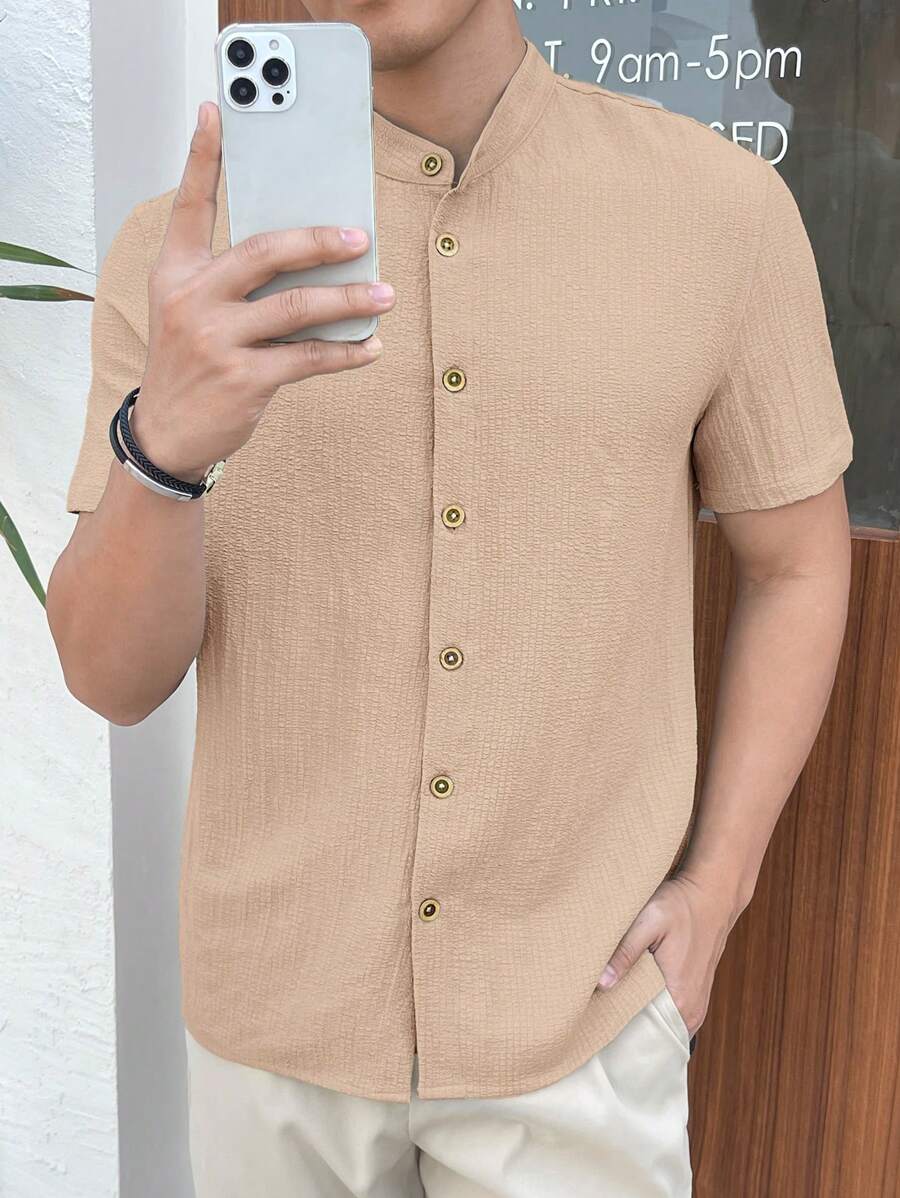 Camisa Masculina Manga Curta Guara