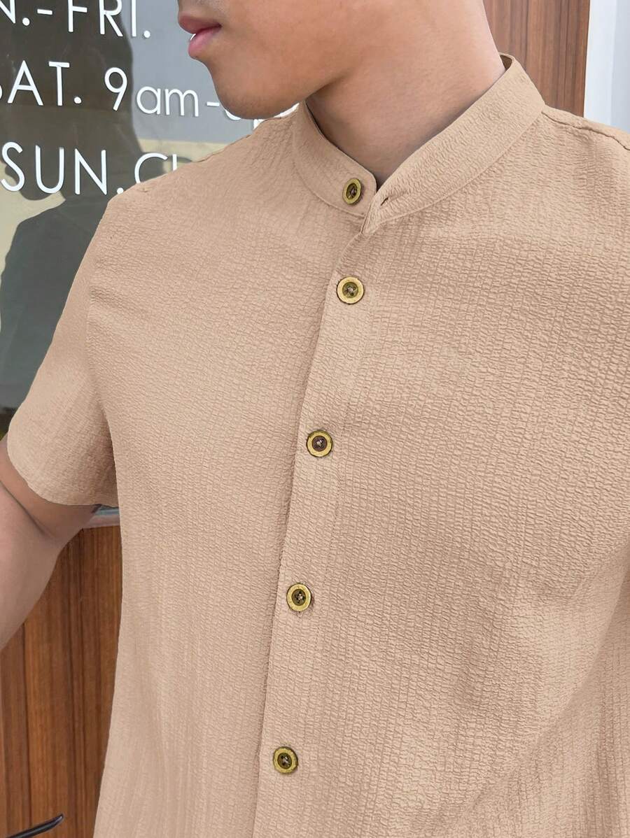 Camisa Masculina Manga Curta Guara