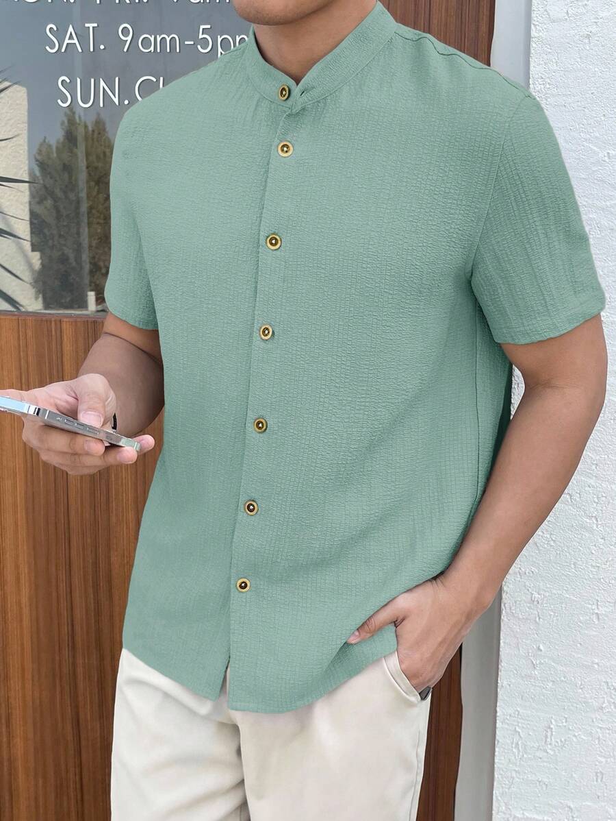 Camisa Masculina Manga Curta Guara