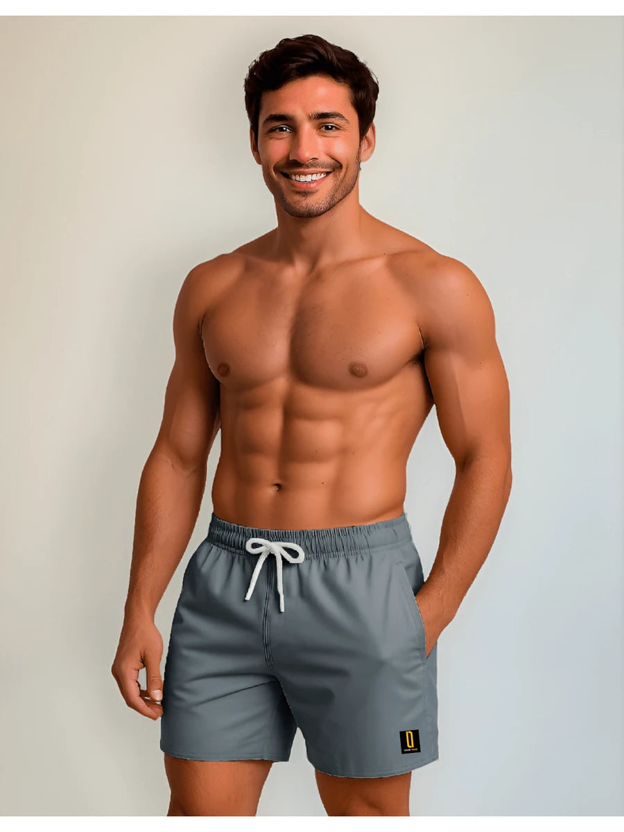 Shorts Masculino com Bolso Moda Praia Lunny