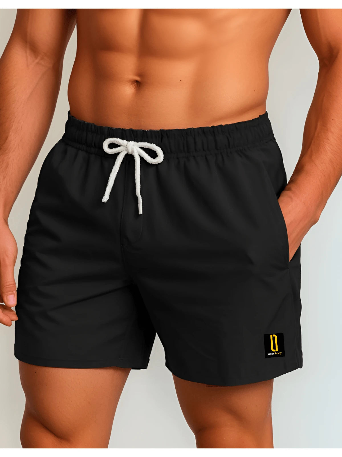 Shorts Masculino com Bolso Moda Praia Lunny