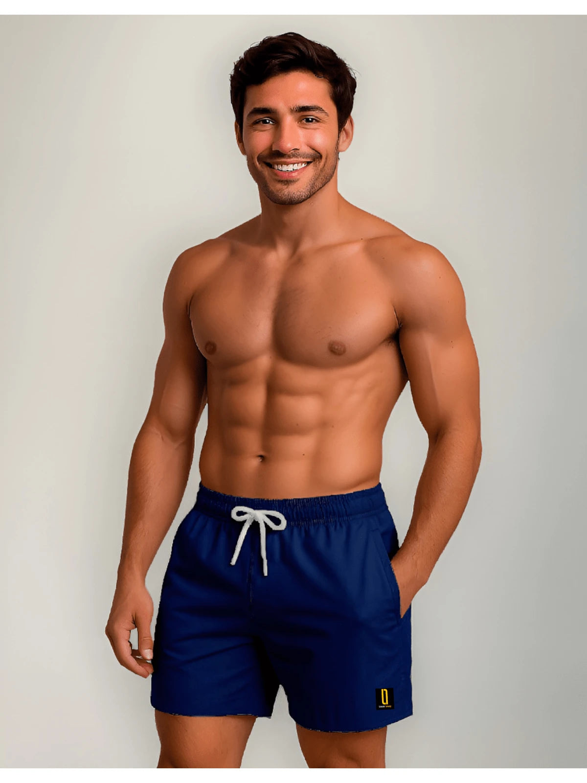 Shorts Masculino com Bolso Moda Praia Lunny