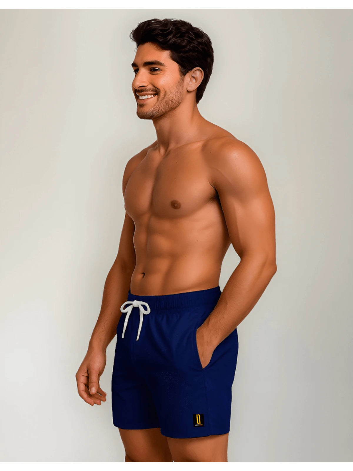 Shorts Masculino com Bolso Moda Praia Lunny