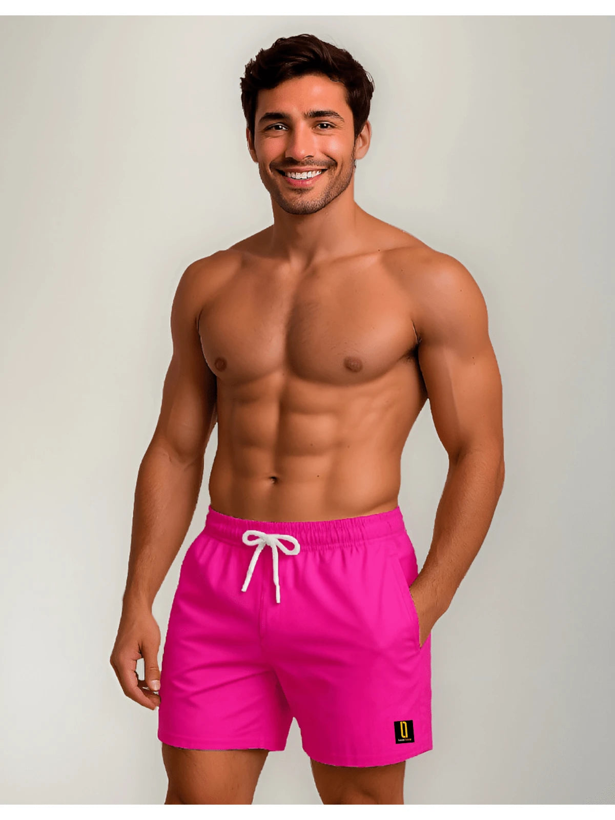 Shorts Masculino com Bolso Moda Praia Lunny