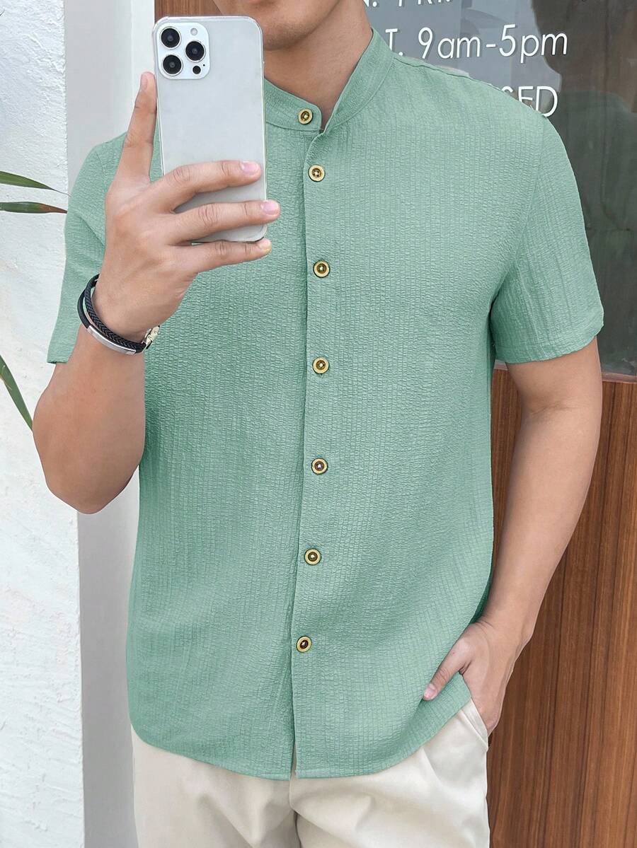 Camisa Masculina Manga Curta Guara