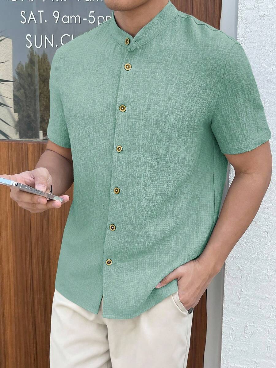 Camisa Masculina Manga Curta Guara