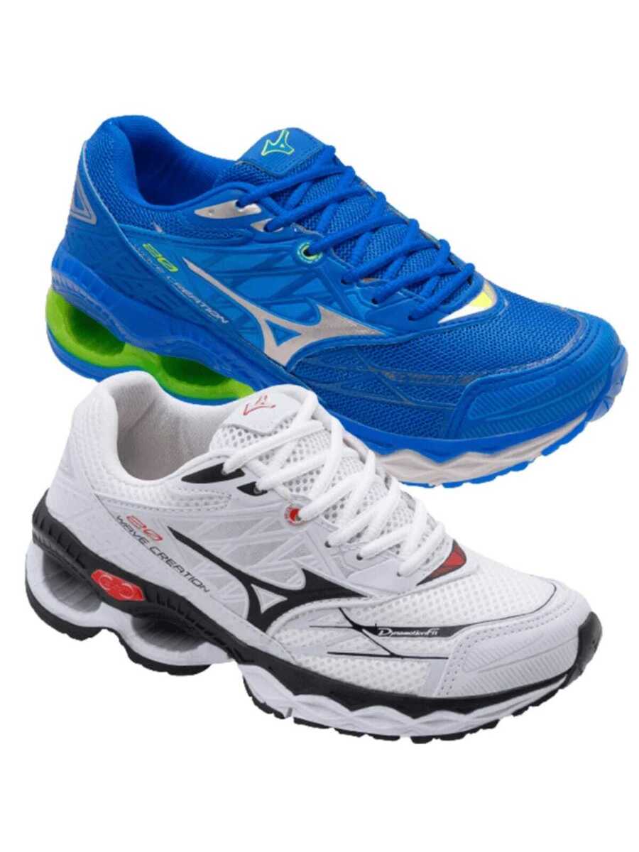 Kit 2 Pares Tênis Masculino Mizuno A380 Versão 4.8 2025