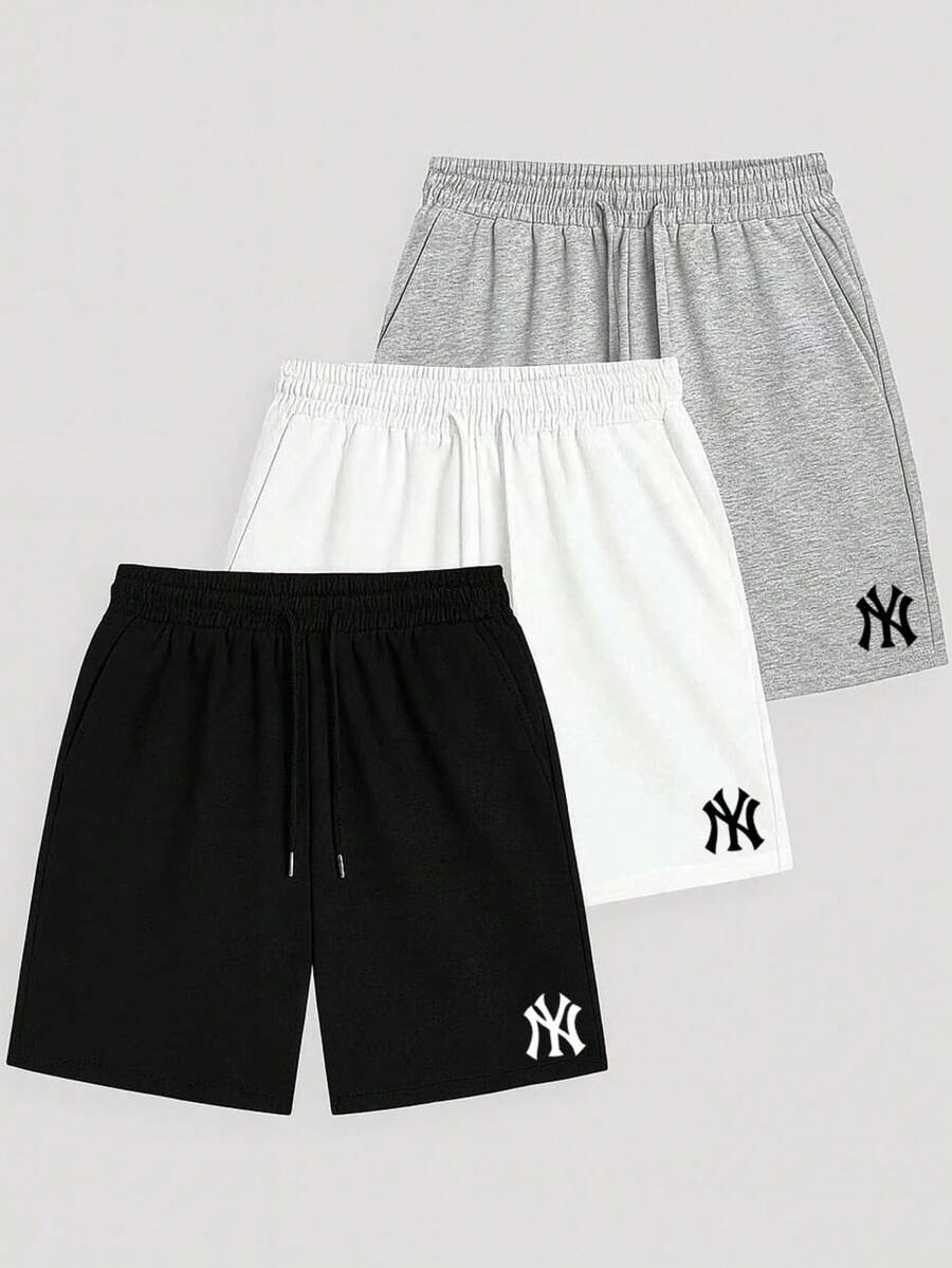 Kit 3 Bermudas Masculinas Moletinho com Bolso