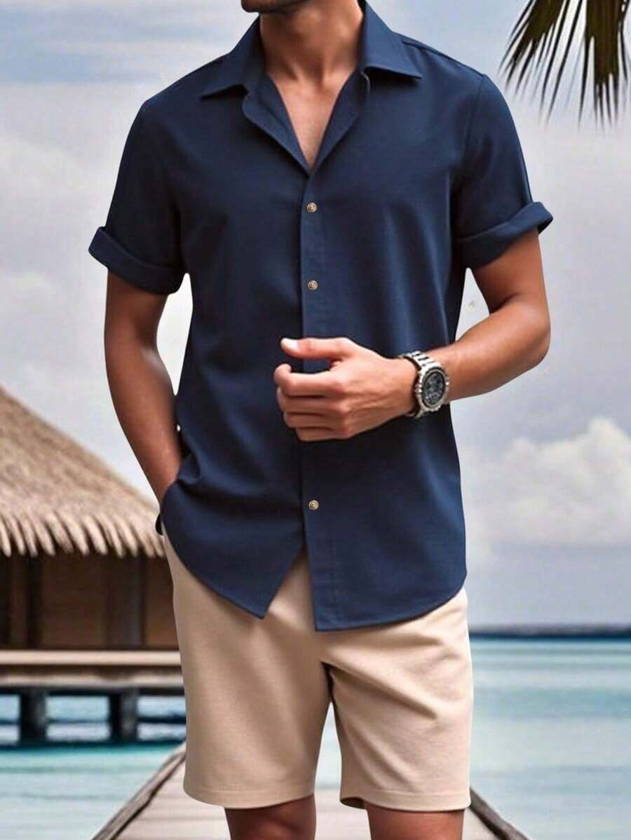 Conjunto Masculino em Linho Casual Bird