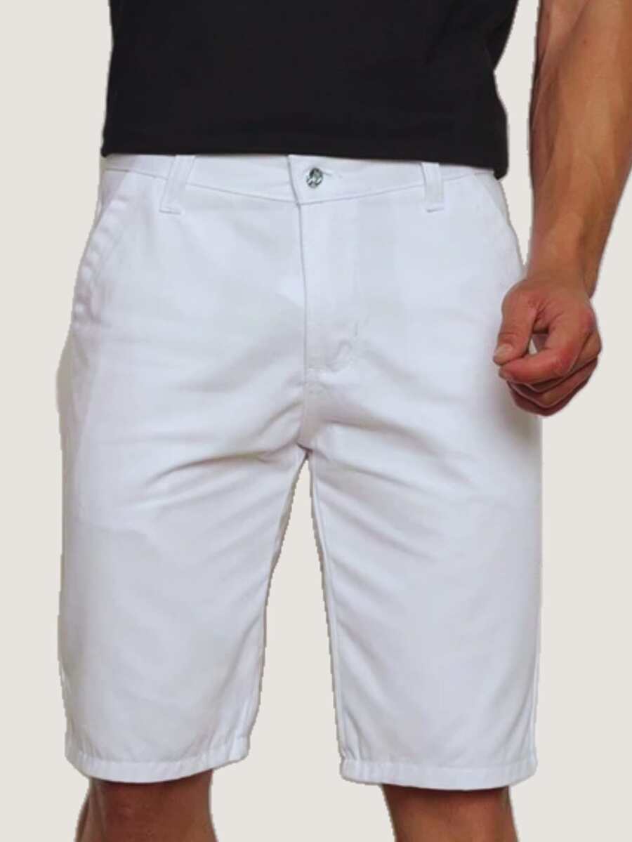 Bermudas Masculino Jeans Sarja Leve