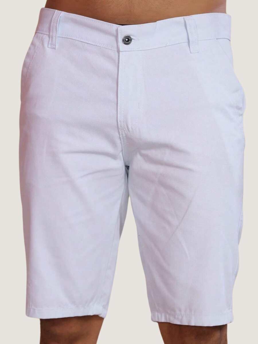 Bermudas Masculino Jeans Sarja Leve