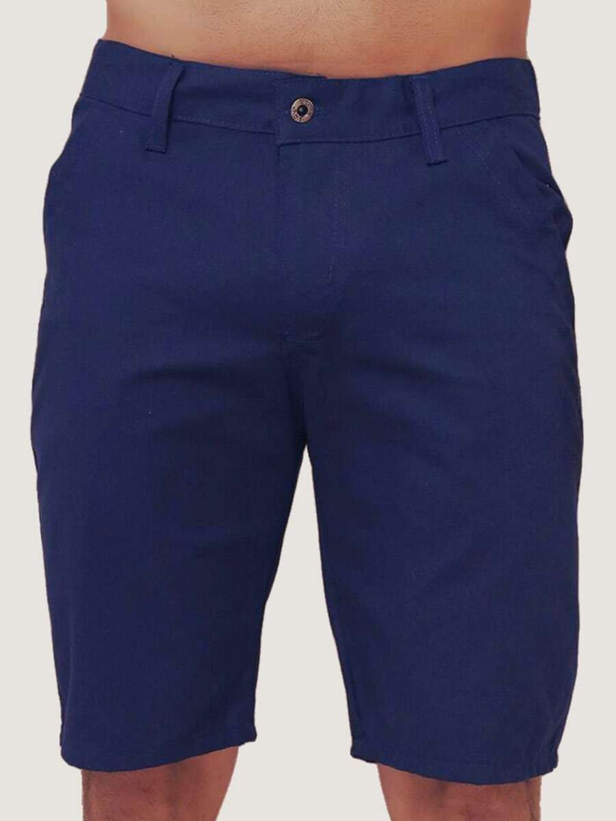 Bermudas Masculino Jeans Sarja Leve