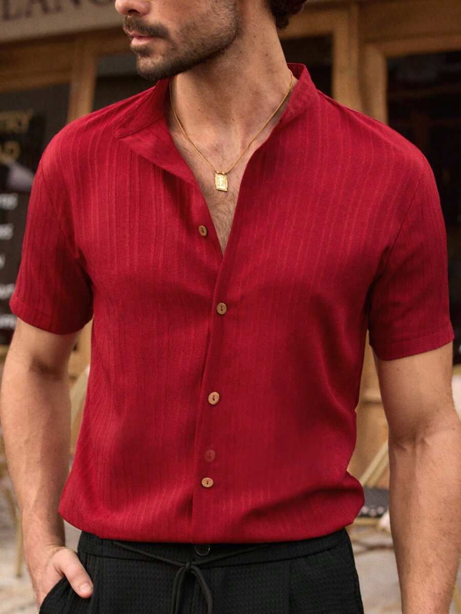 Camisa Masculina Manga Curta Guara