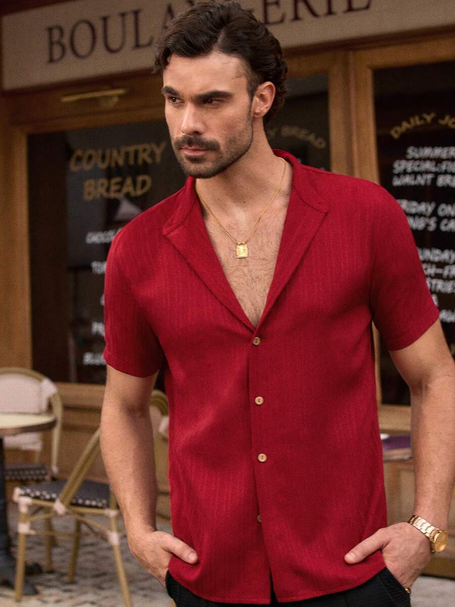 Camisa Masculina Manga Curta Guara