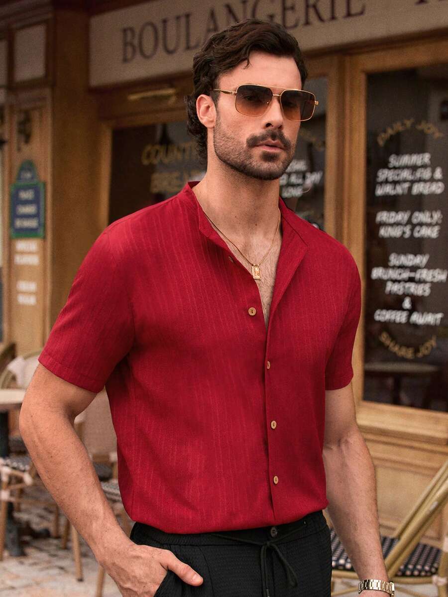 Camisa Masculina Manga Curta Guara