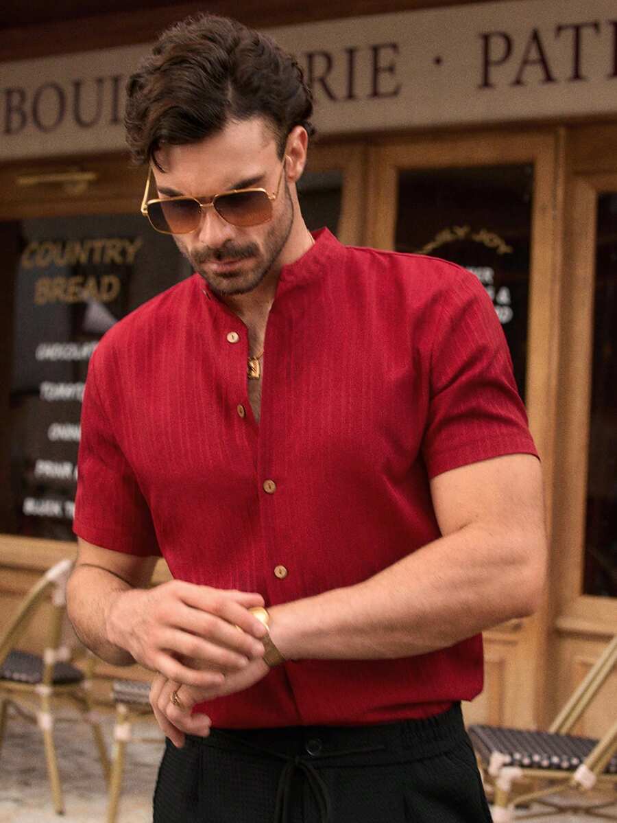 Camisa Masculina Manga Curta Guara