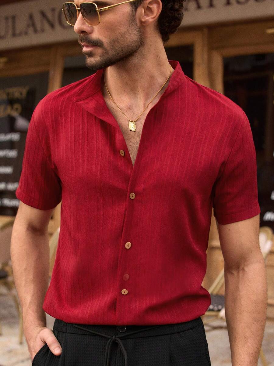 Camisa Masculina Manga Curta Guara
